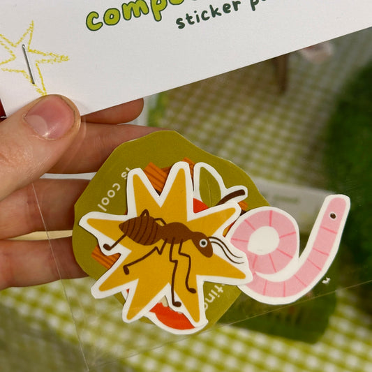 Compost is Cool Sticker Pack