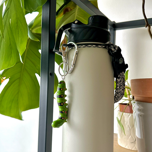 Caterpillar Keychain Charm