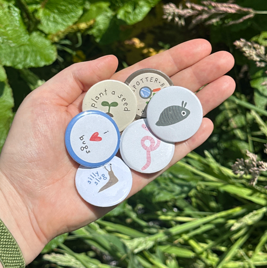 I <3 Bugs Button Badge