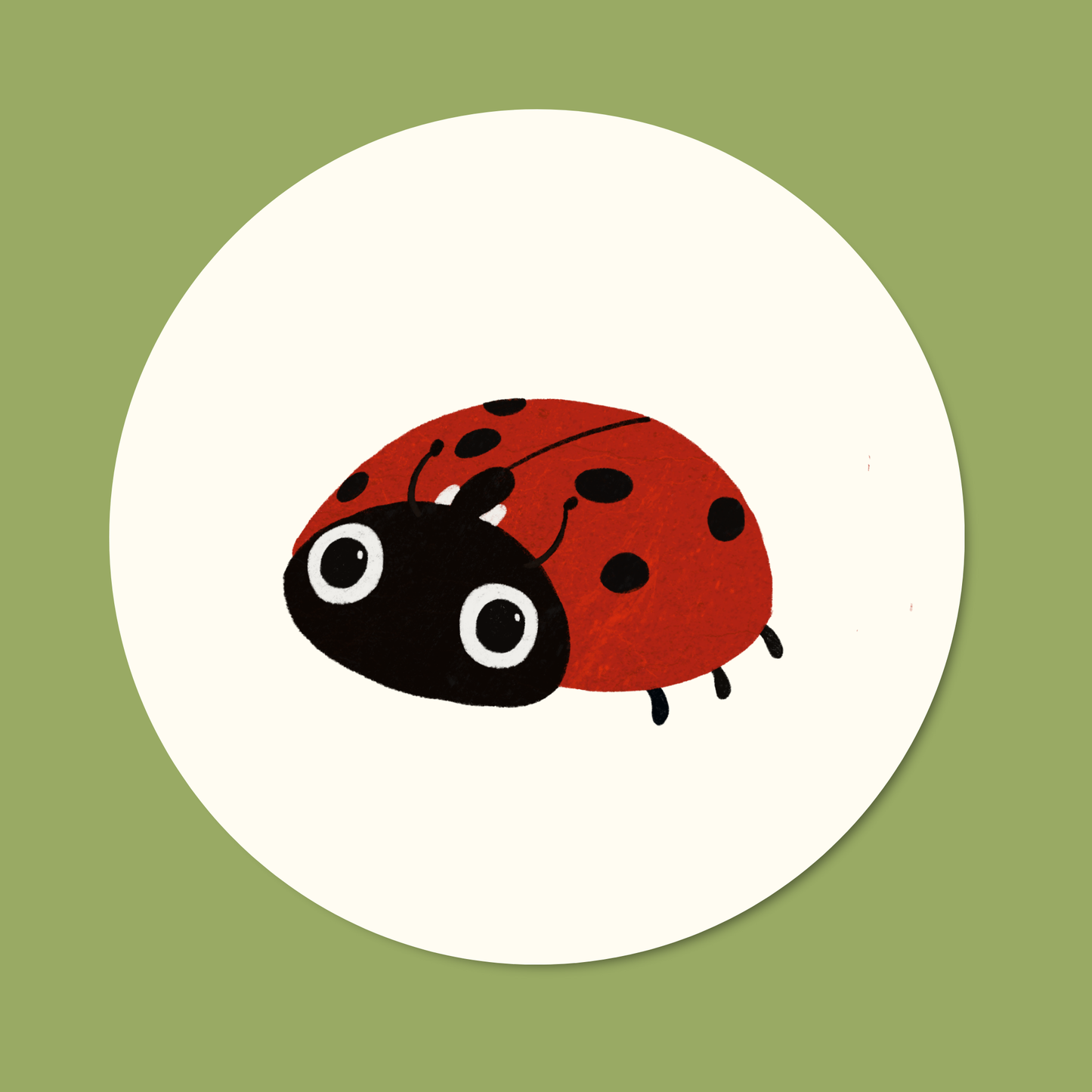 Ladybird Button Badge