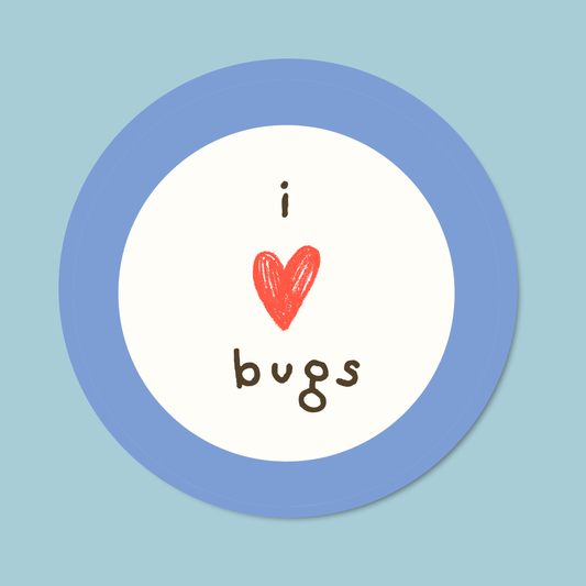 I <3 Bugs Button Badge
