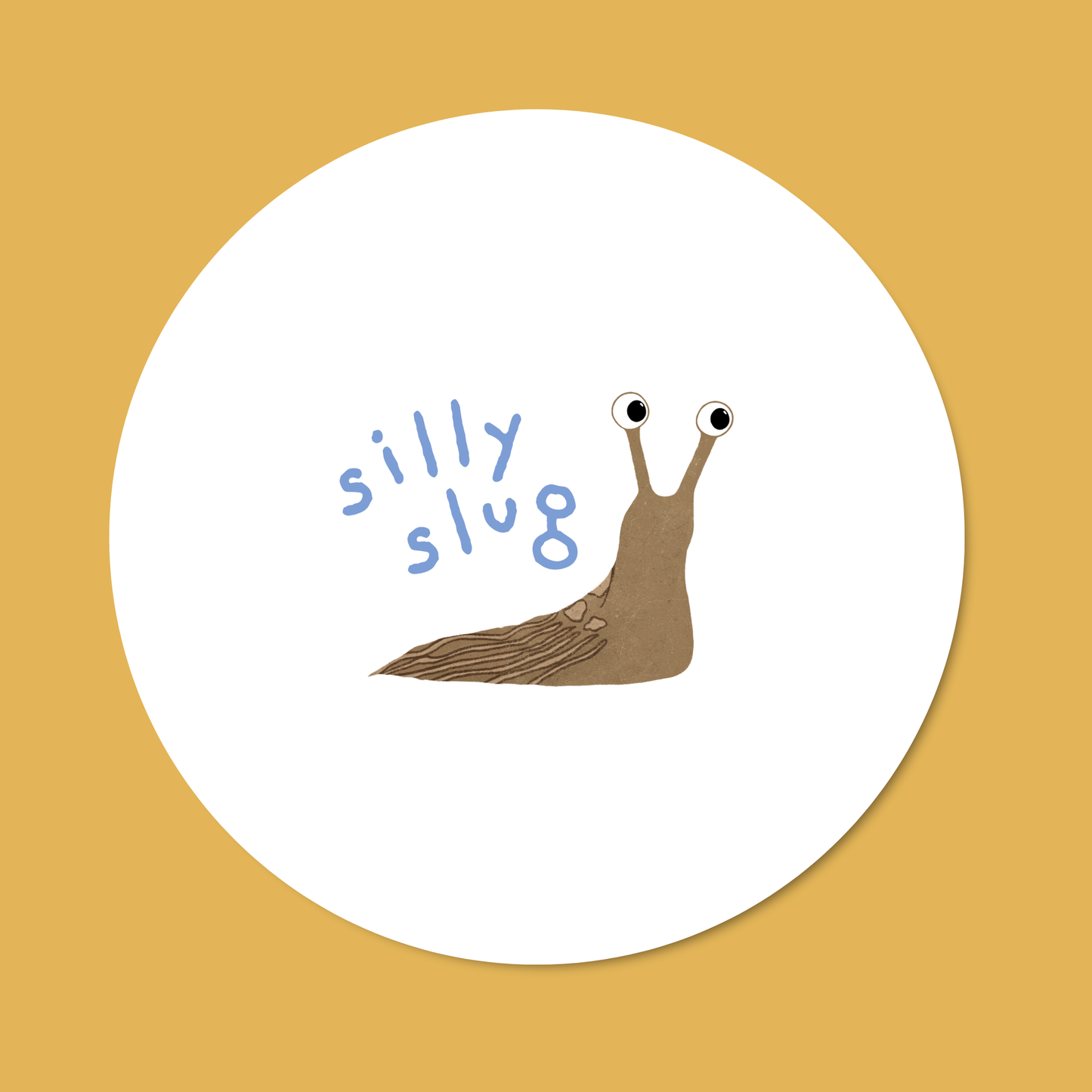 Silly Slug Button Badge