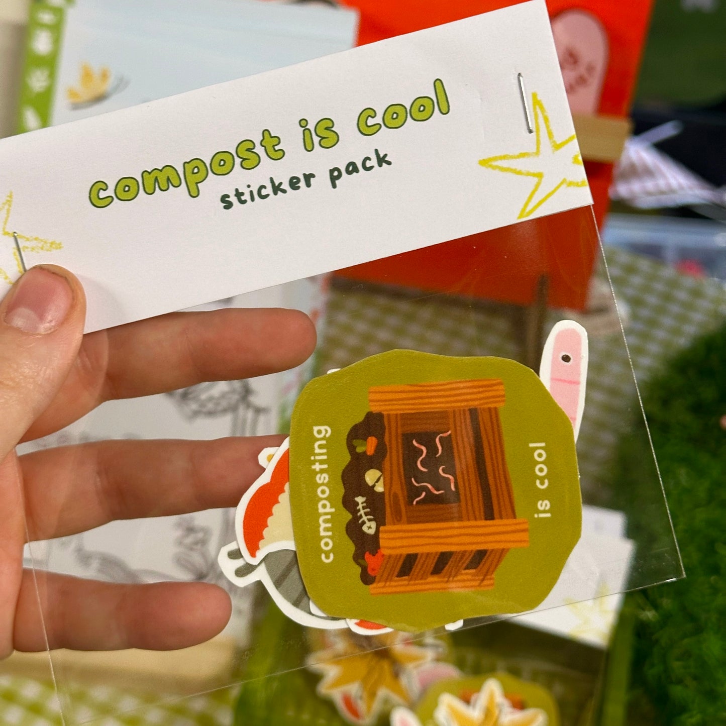 Compost is Cool Sticker Pack
