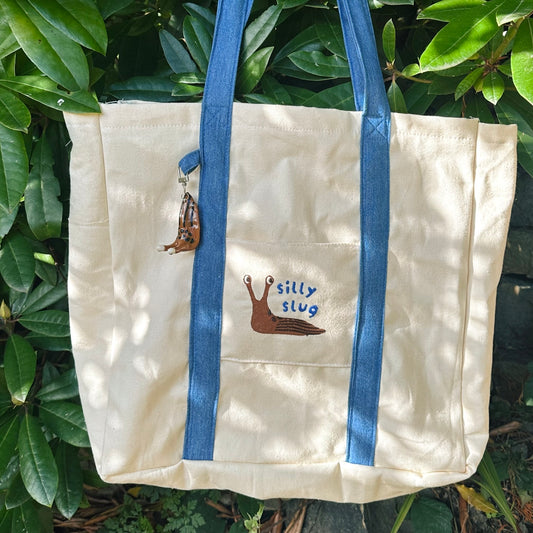 Silly Slug Tote Bag