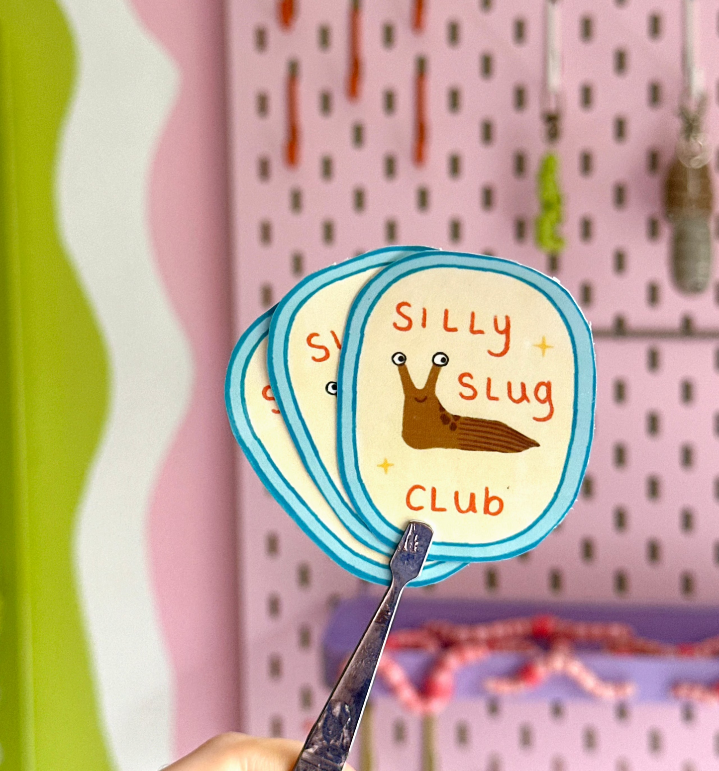 Silly Slug Club Sticker