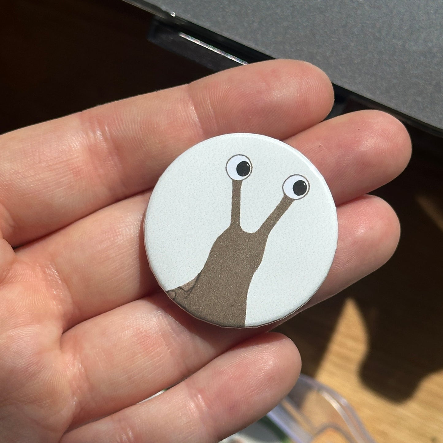 Scout the Slug Button Badge