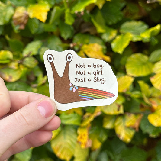 Just a Slug Sticker