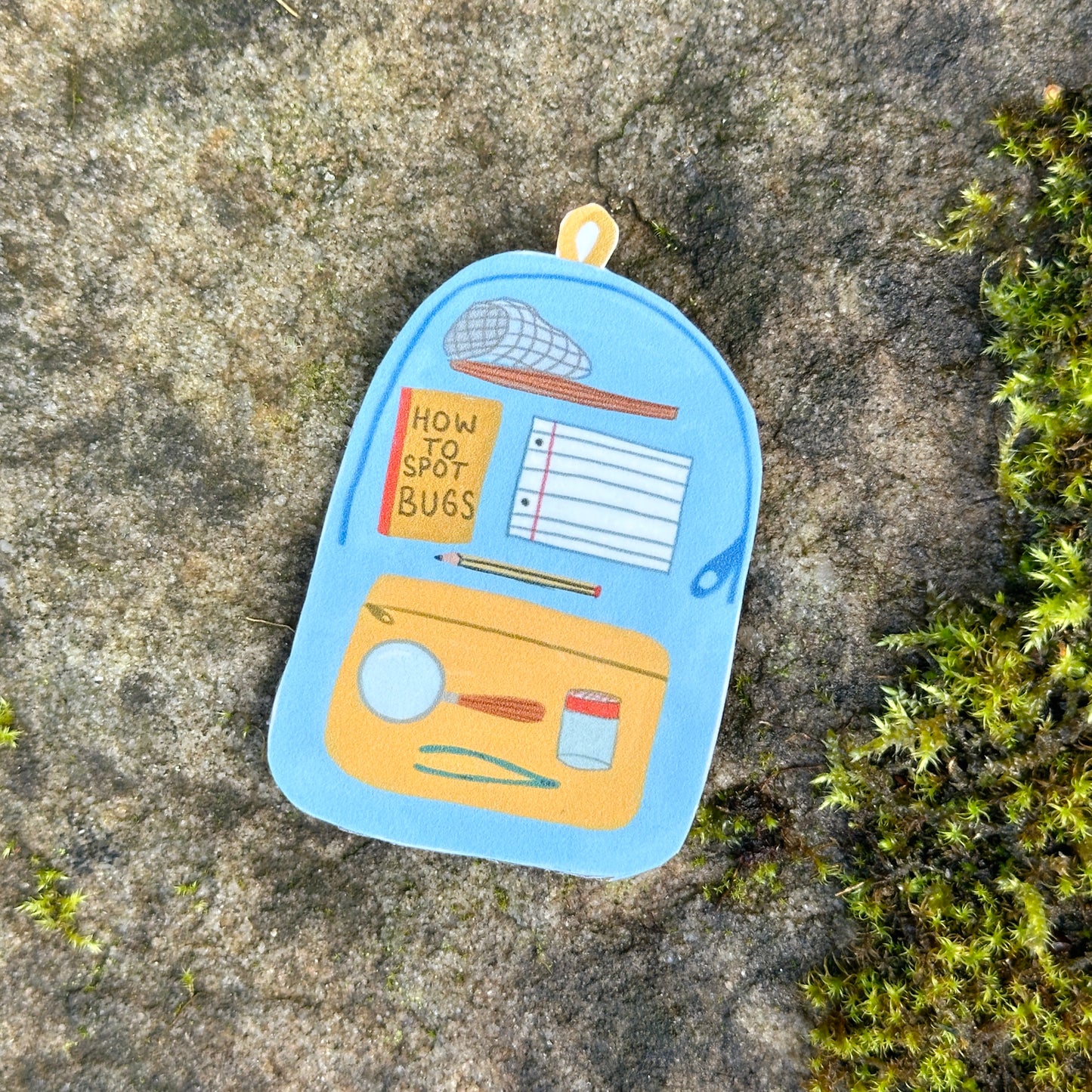 Bug Spotter Bag Sticker