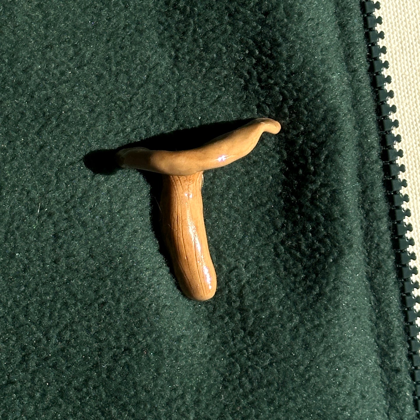 Chanterelle Mushroom Pin Badge