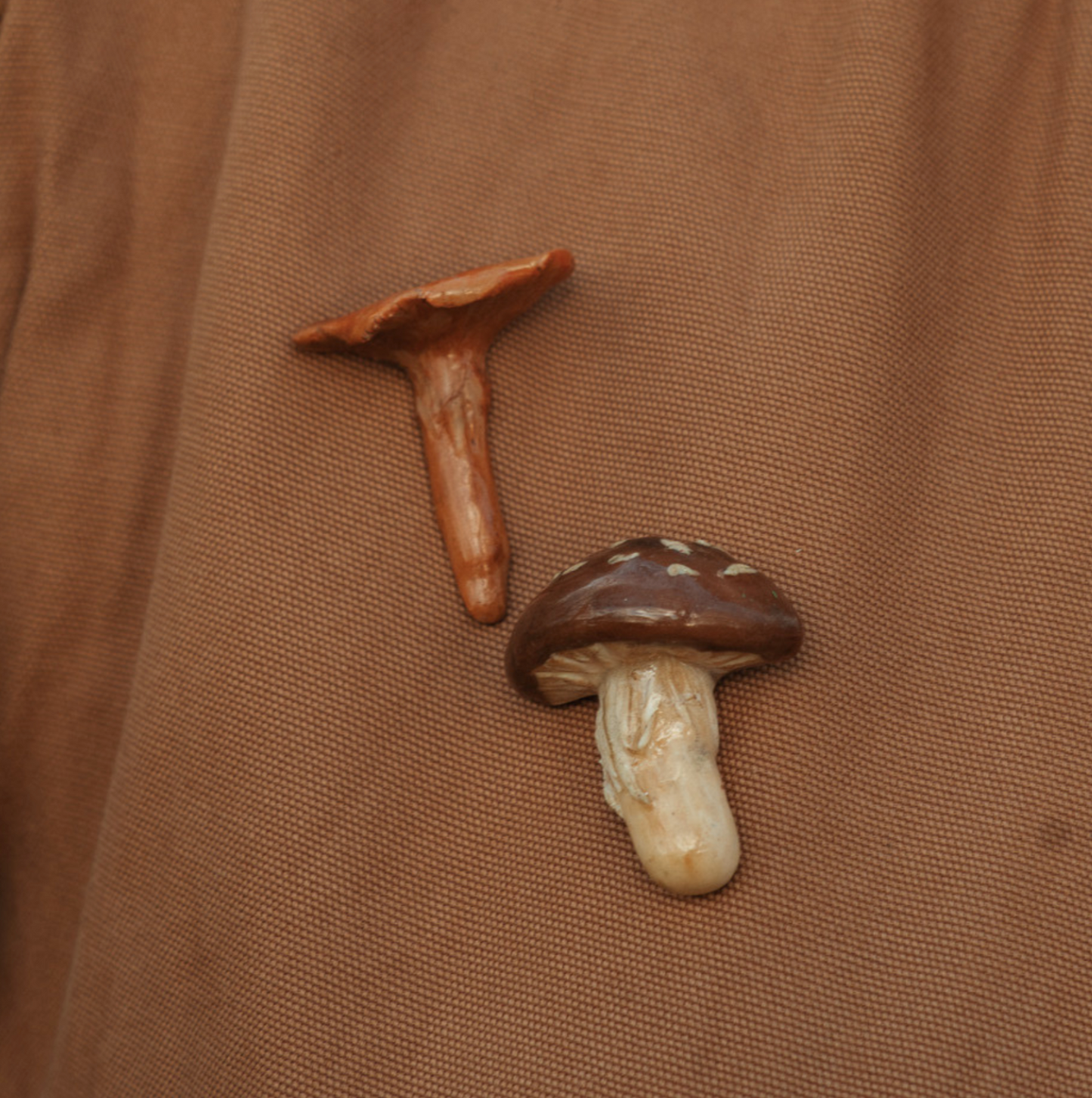 Chanterelle Mushroom Pin Badge